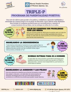 flyer stating the dates of the parenting workshops from 9:30-11 am in room 219